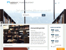 Tablet Screenshot of akershus.fylkesbibliotek.no